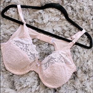 Pink Lace Bra